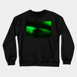 Green blurry lights Crewneck Sweatshirt